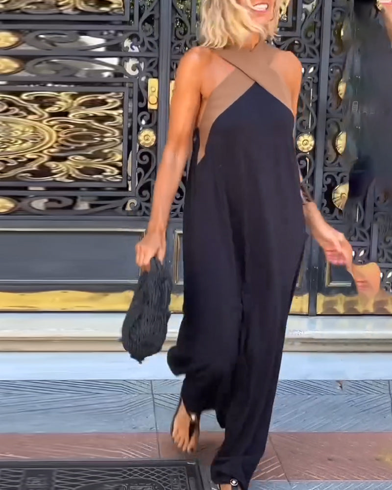ALESSIA – CROSSOVER NECKLINE SUMMER DRESS