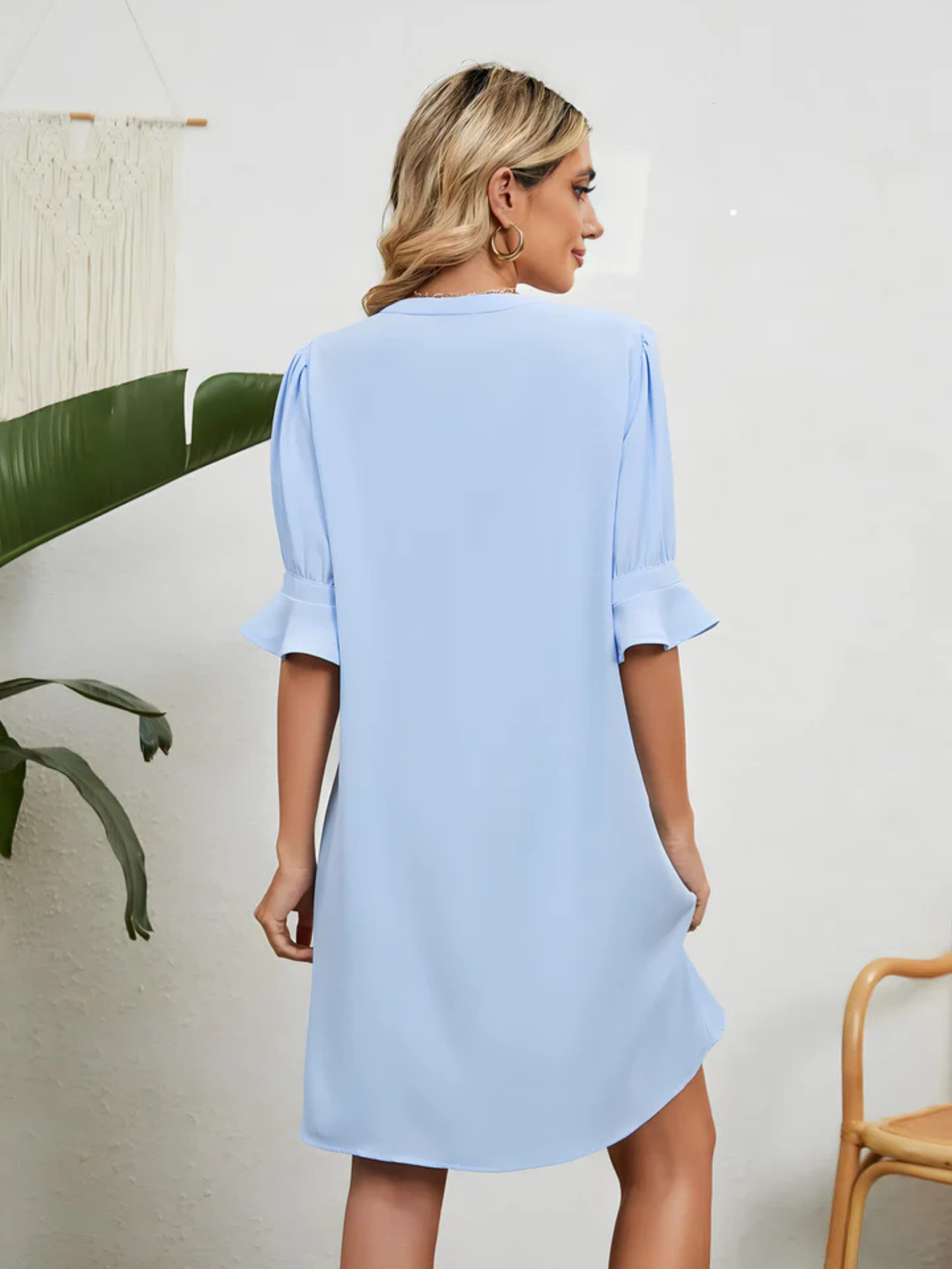 ISLA – CASUAL LOOSE PLEATED DRESS