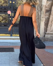 ALESSIA – CROSSOVER NECKLINE SUMMER DRESS