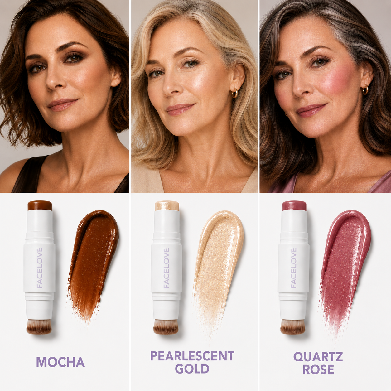Trio di bastoncini FreshGlow | Tinta multiuso