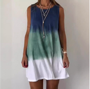 LIORA – GRADIENT TIE-DYE MINI DRESS
