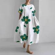 LYRA – RETRO BOHO SWING MAXI DRESS