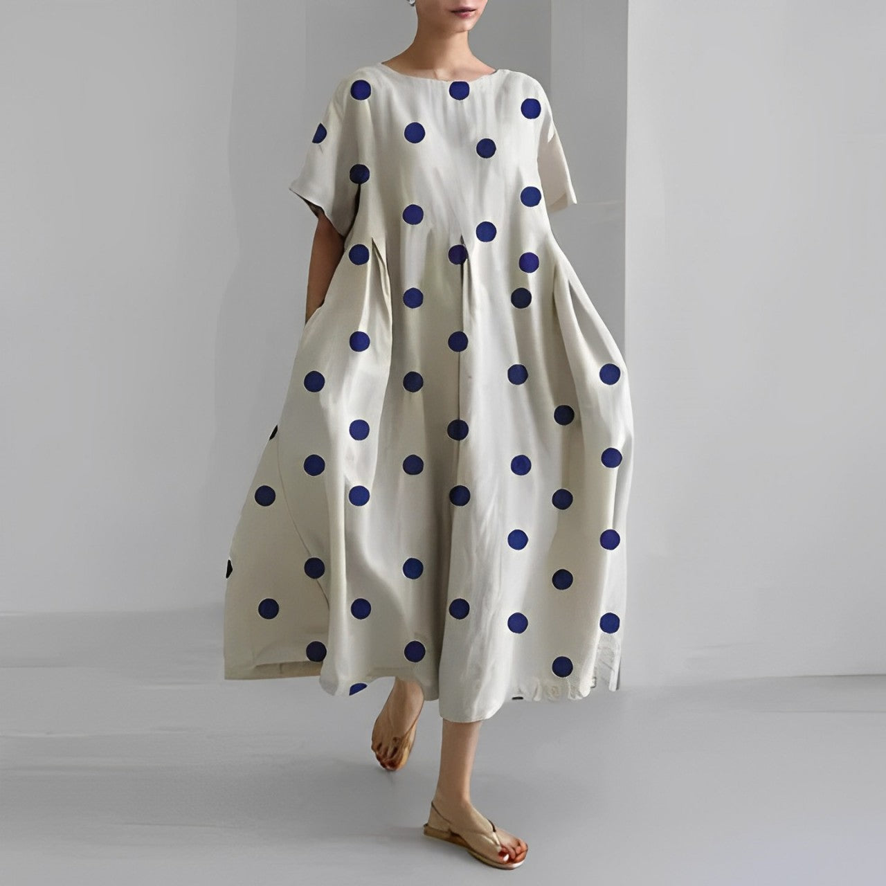 LYRA – RETRO BOHO SWING MAXI DRESS