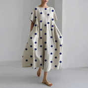 LYRA – RETRO BOHO SWING MAXI DRESS