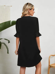 ISLA – CASUAL LOOSE PLEATED DRESS