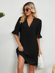 ISLA – CASUAL LOOSE PLEATED DRESS
