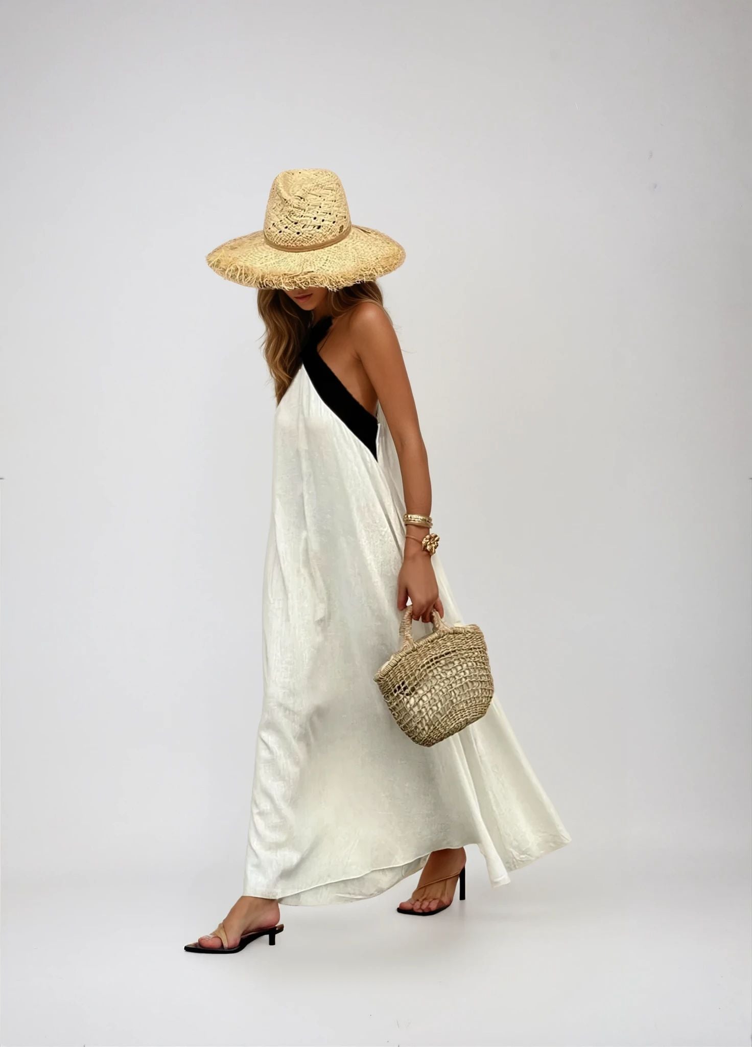 ALESSIA – CROSSOVER NECKLINE SUMMER DRESS